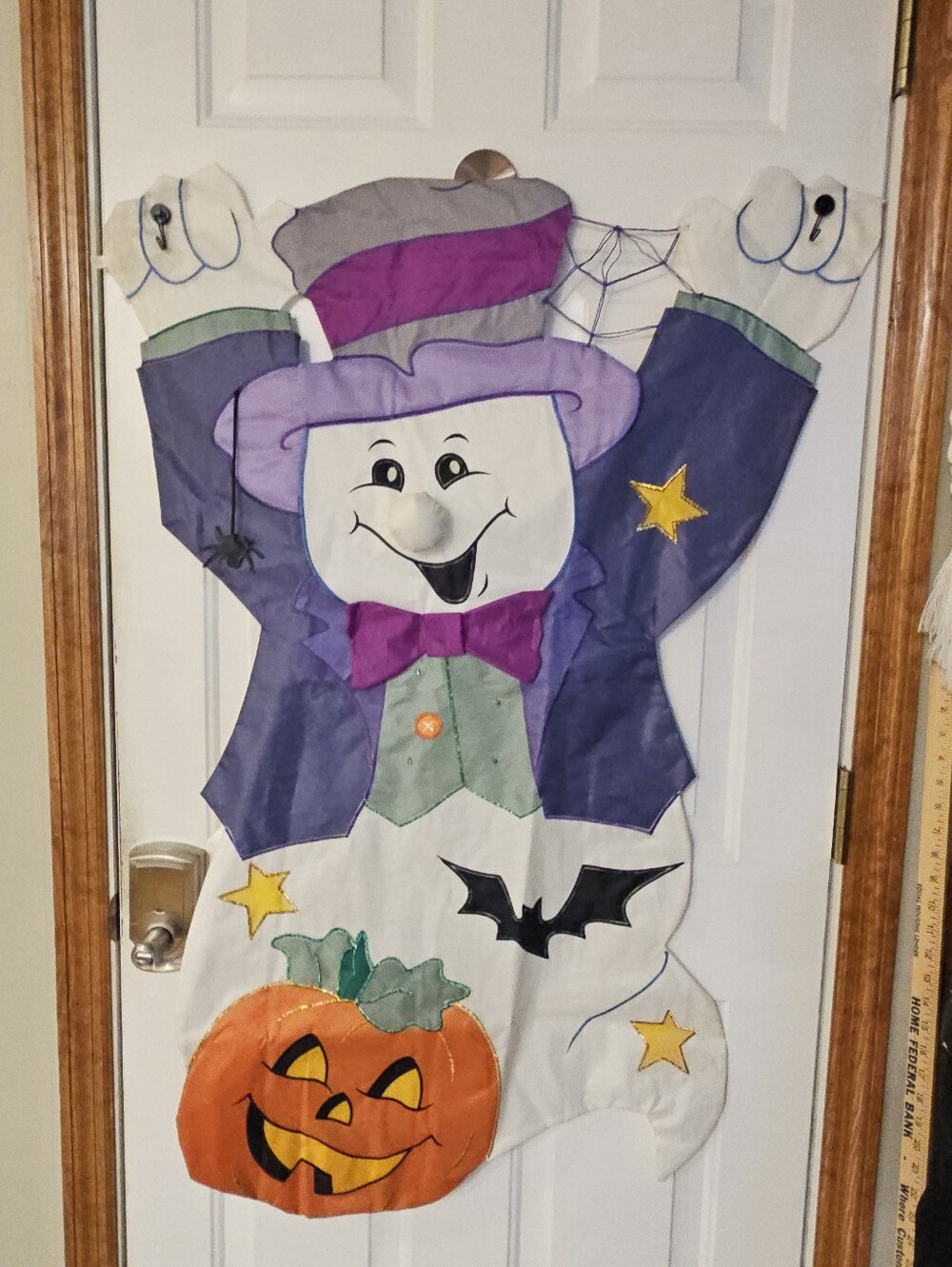 Halloween Mr Ghost Large Size Pole Flag